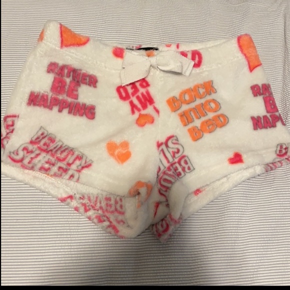 Em & Alfie plush PJ shorts Size Small - Picture 1 of 5